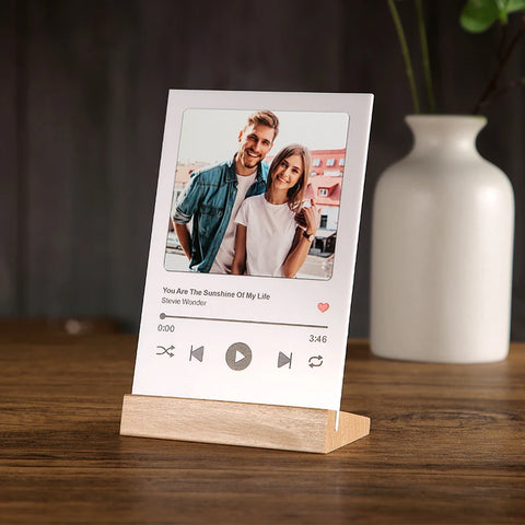 Personalized Photo Song Acrylic Board