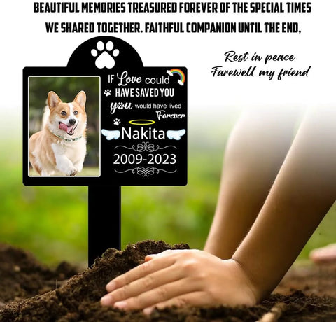 Personalized Pet Memorial Garden