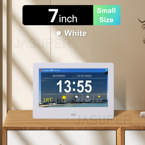 Wi-Fi Calendar Clock with Digital Photo Display