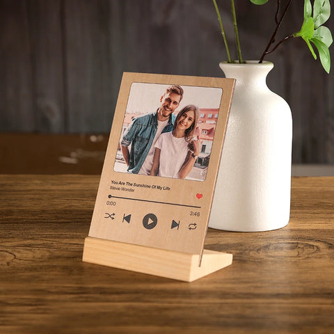 Personalized Photo Song Acrylic Board