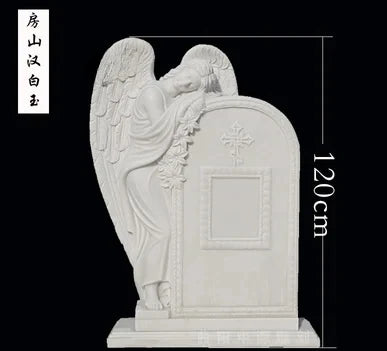 Marble Angel European Tombstone Angel Statue Cemetery Sculpture Church Stone Carving Angel