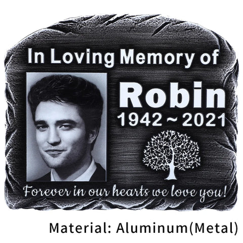 Personalized Memorial Plaque with Photo