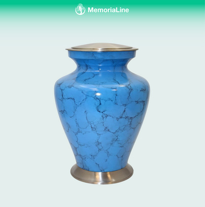 Serenity Blue Adult Cremation Urn (Large)