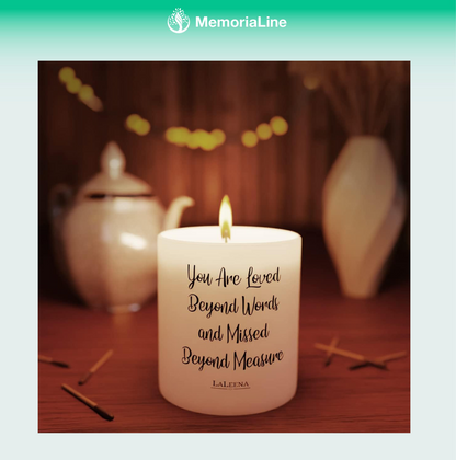 Memorial Candle - Sympathy Candle