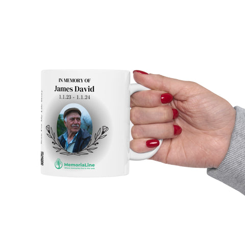 Personalized Memorial Ceramic Mug