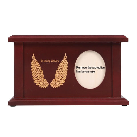 Wooden Urns for Human Ashes - Wood Cremation Urns Adult for Funeral, Burial O...