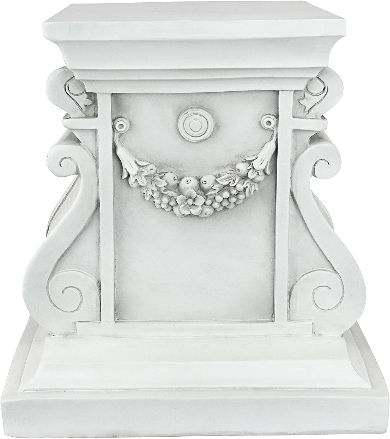 NG314105 Statuary Garden Base Riser, Medium, Classic Plinth