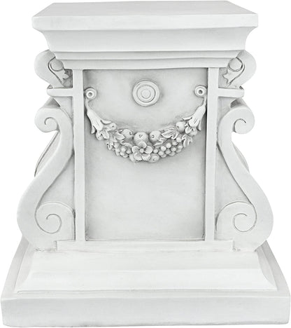 NG314105 Statuary Garden Base Riser, Medium, Classic Plinth