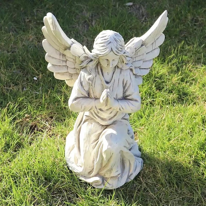 Angels Statues European Resin Angel Decoration Figurine Outdoor Home Desktop Garden Gifts