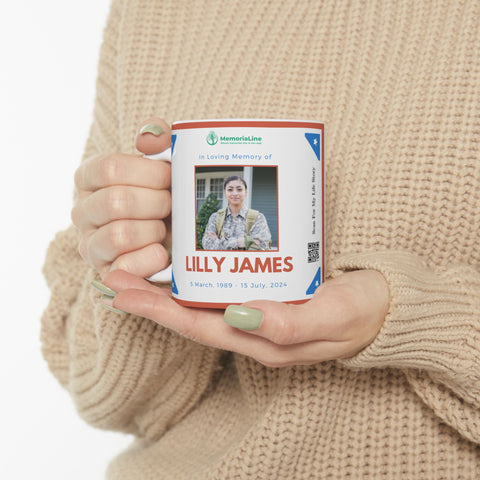 Personalized Memorial Veteran Ceramic Mug