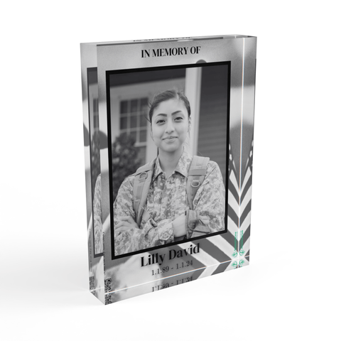 Acrylic Photo Block Memory – A Timeless Tribute - Memorialine