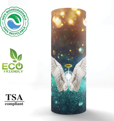 Guardian Angel Men'S Biodegradable Urns for Water Burial - Eco Friendly Biodegradable Urns for Human Ashes, Biodegradable Urn and Scattering Tube or Scattering Urn and Urns for Ashes Adult Male Large