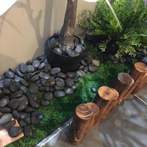 Black Decorative River Stones – A Natural, Timeless Addition - Memorialine