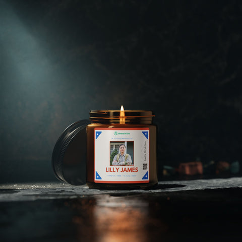 Personalized Soy Scented Memorial Candle