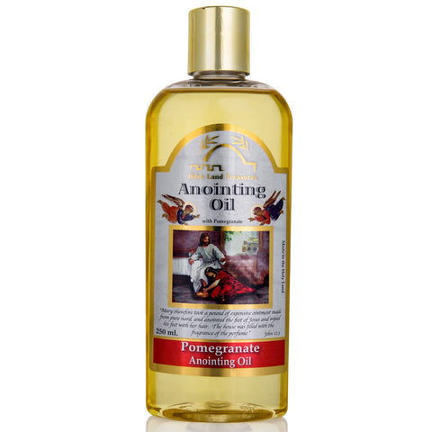 Bible Lands Treasure Anointing Oil for Prayer , Blessing Oil of Gladness | Pomegranate, 250 Ml