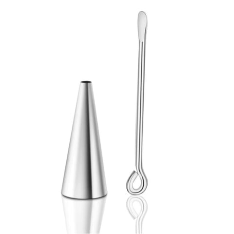 Crystal Stainless Steel Cremation Urn Pendant - Memorialine