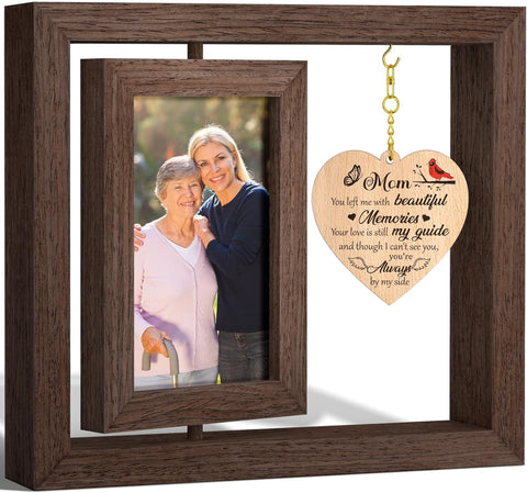 Memorial Gifts for Loss of Mom Sympathy Gift, Sympathy Gifts for Loss of Loved One Memorial Picture Frame for 4X6 Photos - Bereavement Remembrance Funeral Condolence Gifts Idea for Loss of Mother