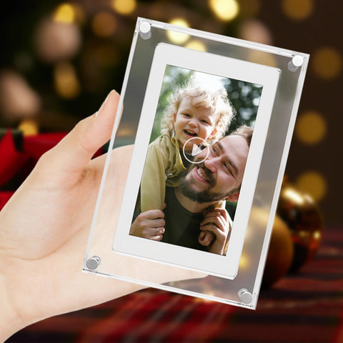 BIG Promotion 5 Inch Acrylic Digital Photo Frame Vertical Display ONLY 1000 AMH 2GB Memory Best Gift for Family