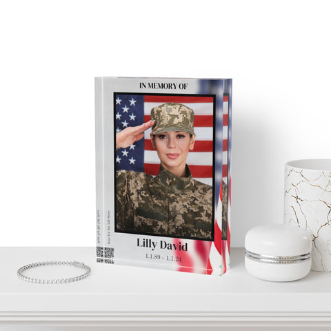 Acrylic Photo Block Memory – A Timeless Tribute