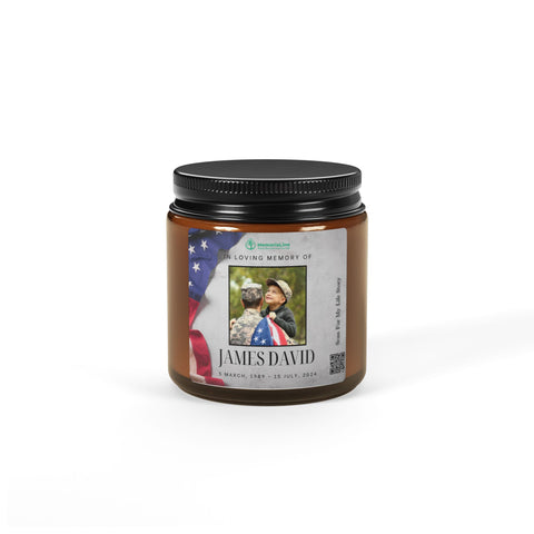 Personalized Soy Scented Memorial Candle