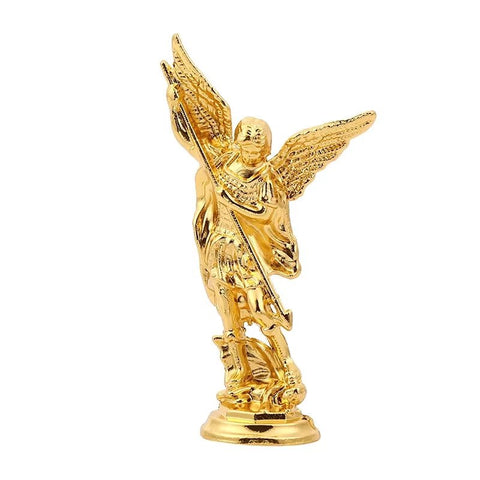 Exquisite Saint Michael the Archangel Figurine - Defeating Satan Guardian Statue for Home - Memorialine