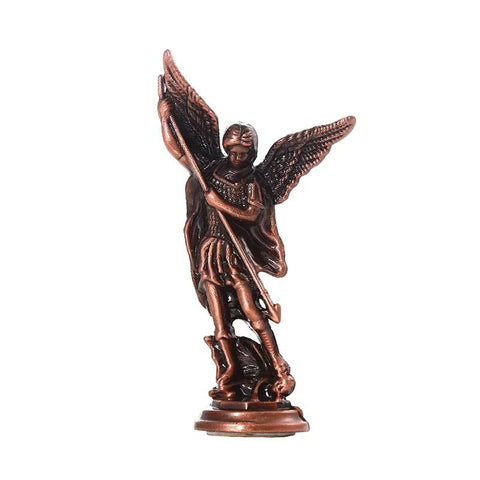 Exquisite Saint Michael the Archangel Figurine - Defeating Satan Guardian Statue for Home - Memorialine