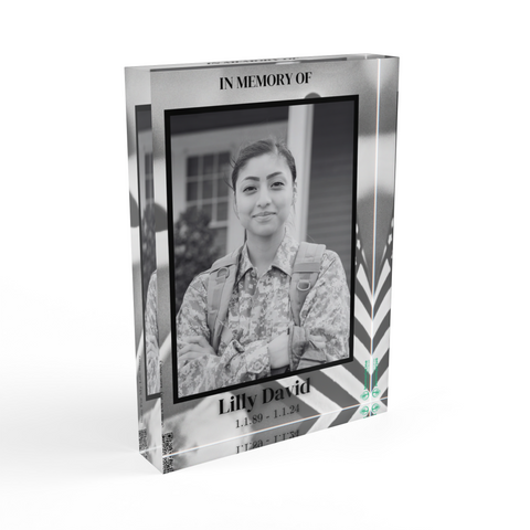 Acrylic Photo Block Memory – A Timeless Tribute