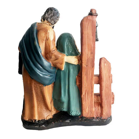 Nativity Scene Figurine Holy Family Statue Christ Jesus Catholic Figurine Religious Figurine Christmas Gift Home Decor Ornament