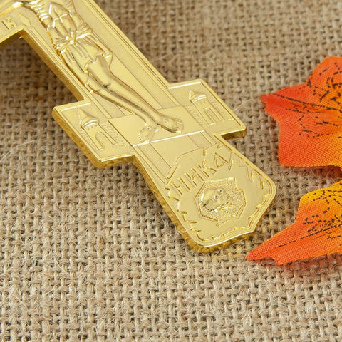 Gold - Plated Byzantine Pectoral Cross - Memorialine