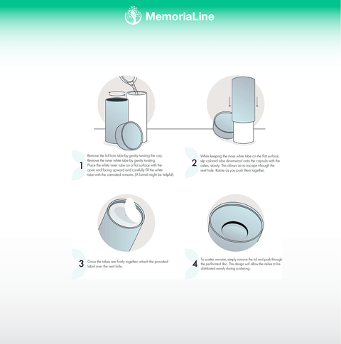 Hummingbird Biodegradable Scattering Urn for Human Ashes - Memorialine