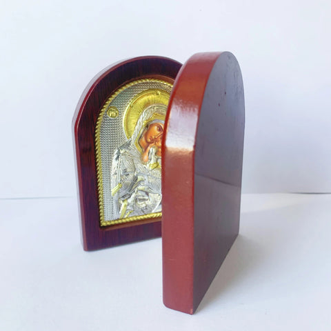 Jesus & Virgin Mary Wooden Icon - Memorialine