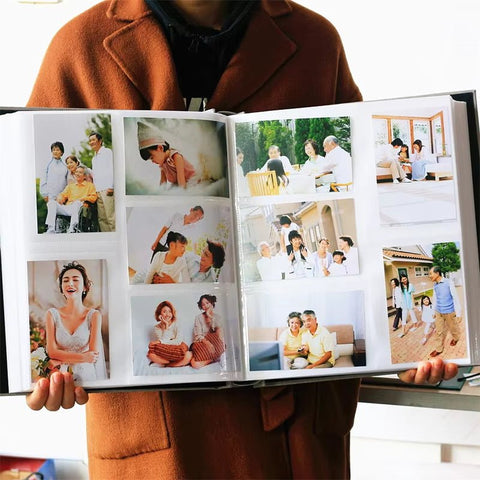 Leather Memory Photo Album - Memorialine