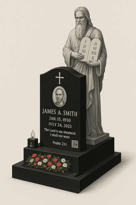 Life - Size Memorial Statue – Up to 1.8 Meters (Universal Figure Edition) - Memorialine