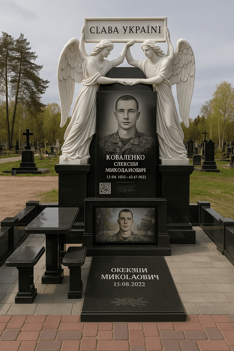 Luxury Granite & Acrylic Memorial Headstones – Custom Designs for Singles, Couples & Families - Memorialine