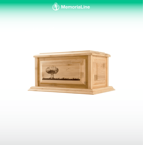MAKEY'S Bamboo Cremation Urn - Memorialine