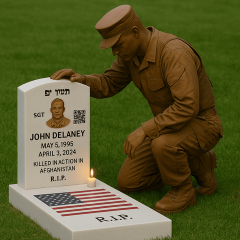 Personalized Memorial Statue – Up to 1 Meter Height (Universal Edition) - Memorialine