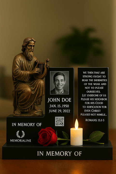 Personalized Memorial Statue – Up to 1 Meter Height (Universal Edition) - Memorialine