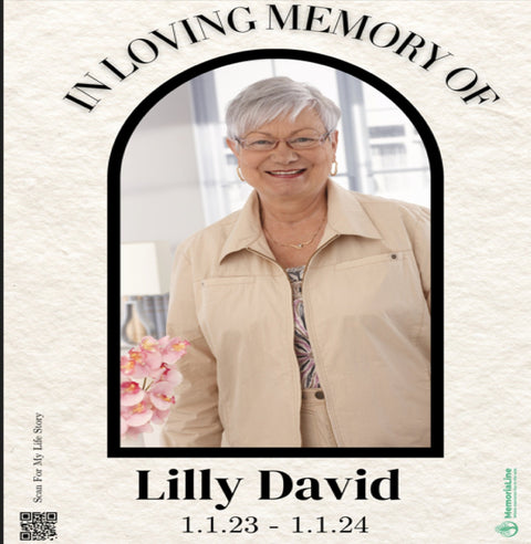 Personalized Memorial Yard Sign - Memorialine