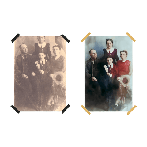 Photo Restoration & Animation Service - Memorialine
