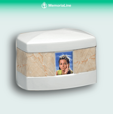 Porcelain Ashes Urn – Personalized Italian Memorial Tribute - Memorialine