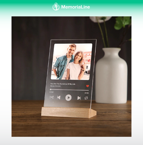 Personalized Photo Song Acrylic Board