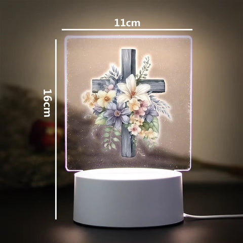 Religion 3D Night Light for Home Room Decoration Nightlight Usb Atmosphere Table Lamp - Memorialine