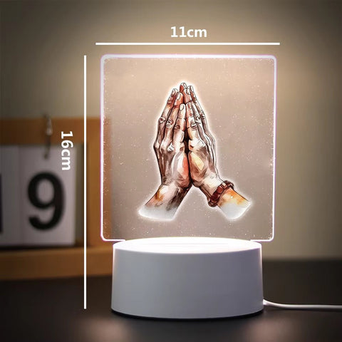 Religion 3D Night Light for Home Room Decoration Nightlight Usb Atmosphere Table Lamp - Memorialine