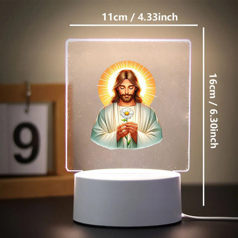 Religion 3D Night Light for Home Room Decoration Nightlight Usb Atmosphere Table Lamp - Memorialine