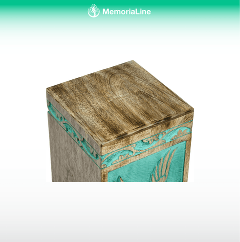 Rosewood Cremation Urn with Tree of Life – Adult, 250 Cu/In - Memorialine