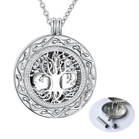 Stainless Steel Cremation Urn Necklace - Memorialine