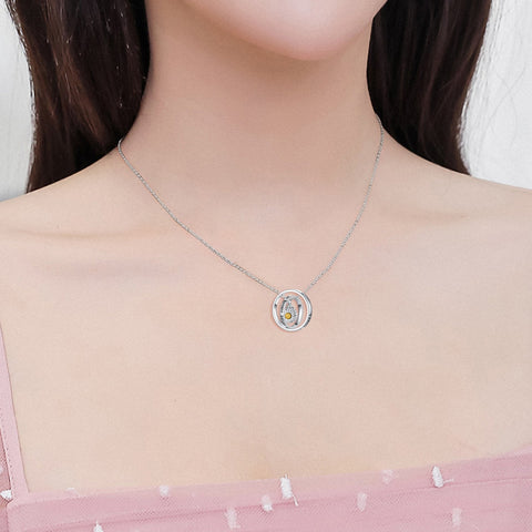 Sunflower Urn Necklace for Ashes - Memorialine