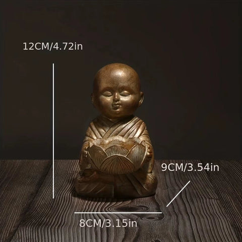 Zen Buddha Statue Candlestick Lamp - Memorialine